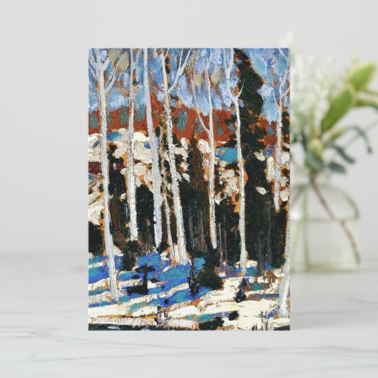 Tom Thomson - March, Kaart (Staand voorkant)