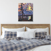 Tom Thomson - Moonlight Canvas Afdruk (Insitu (Slaapkamer))