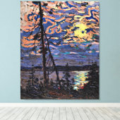 Tom Thomson - Moonlight Canvas Afdruk (Insitu (Houten vloer))