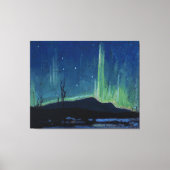 Tom Thomson - Northern Lights, beroemde kunst, Canvas Afdruk (Voorkant)