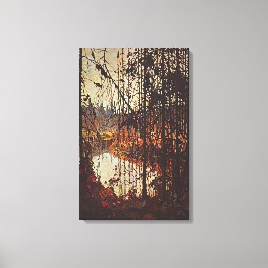 Tom Thomson - NORTHERN RIVER 1915 Canvas Afdruk (Voorkant)