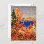 Tom Thomson Painting Autumn Foliage Ontario Land P Briefkaart (Voorkant / Achterkant)