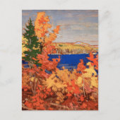Tom Thomson Painting Autumn Foliage Ontario Land P Briefkaart (Voorkant)