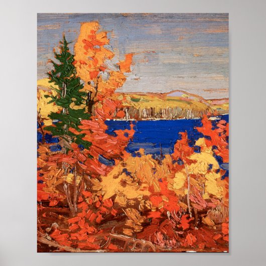 Tom Thomson Painting Autumn Foliage Ontario Land Poster (Voorkant)