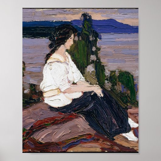 Tom Thomson Painting Lovely Canadian Lady Figuur Poster (Voorkant)