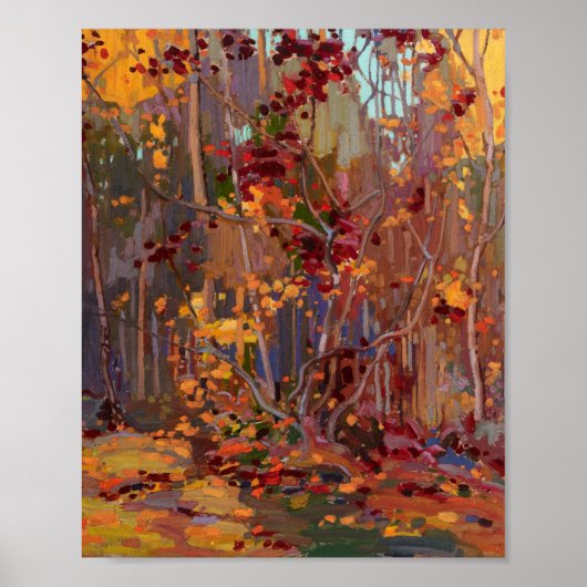 Tom Thomson Painting Maple Saplings Canadian Land Poster (Voorkant)