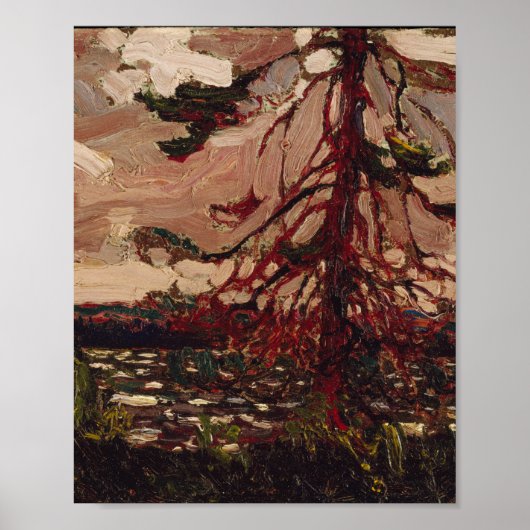 Tom Thomson Painting Ragged Pine Ontario Landschap Poster (Voorkant)