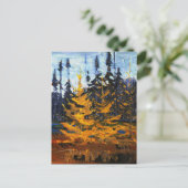 Tom Thomson Painting Tamaracks Canadian Wilderness Briefkaart (Staand voorkant)