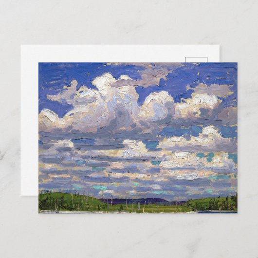 Tom Thomson schilder, zomerdag Briefkaart (Voorkant / Achterkant)