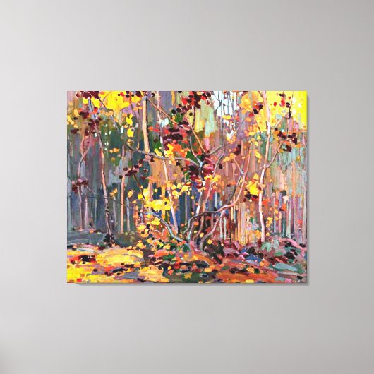 Tom Thomson-schilderij,  Maple Saplings Canvas Afdruk (Voorkant)