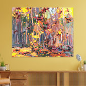 Tom Thomson-schilderij,  Maple Saplings Canvas Afdruk (Insitu (Woonkamer))