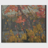 Tom Thomson schildert Canadees landschap Cadeaupapier (Vlak)