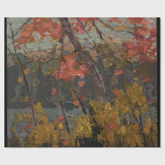 Tom Thomson schildert Canadees landschap Cadeaupapier (Vlak)