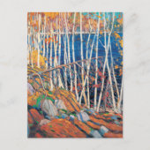 Tom Thomson schildert in het noordpoolgebied Briefkaart (Voorkant)