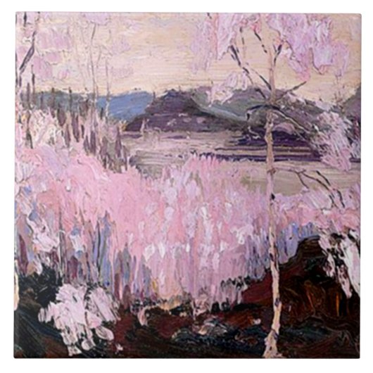 Tom Thomson - Sleet Storm, Tegeltje (Voorkant)