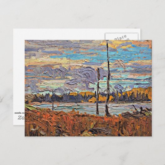 Tom Thomson - Smoke Lake, Herfst Briefkaart (Voorkant / Achterkant)