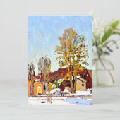 Tom Thomson - Sneeuw in het dorp Kaart (Staand voorkant)