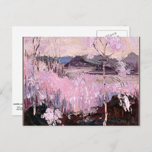 Tom Thomson - Sneeuwstorm Briefkaart (Voorkant / Achterkant)