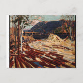 Tom Thomson The Drive Canadian Logging Briefkaart (Voorkant)