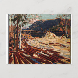 Tom Thomson The Drive Canadian Logging Briefkaart