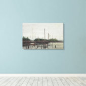 Tom Thomson - VERDRONKEN LAND 1912 Canvas Afdruk (Insitu (Houten vloer))