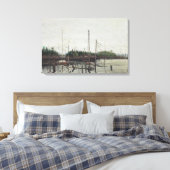 Tom Thomson - VERDRONKEN LAND 1912 Canvas Afdruk (Insitu (Slaapkamer))