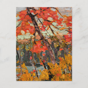 Tom Thomson - Verwrongen esdoorn Briefkaart