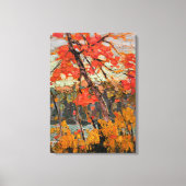 Tom Thomson - Verwrongen esdoorn Canvas Afdruk (Voorkant)