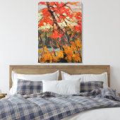 Tom Thomson - Verwrongen esdoorn Canvas Afdruk (Insitu (Slaapkamer))
