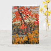 Tom Thomson - Verwrongen esdoorn Kaart (Gele Bloem)