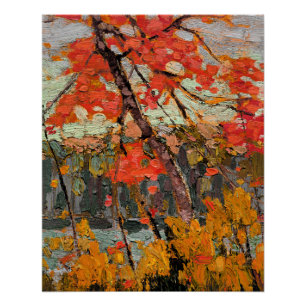 Tom Thomson - Verwrongen esdoorn Perfect Poster