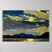 Tom Thomson - Warme zomermaanslicht Poster (Voorkant)