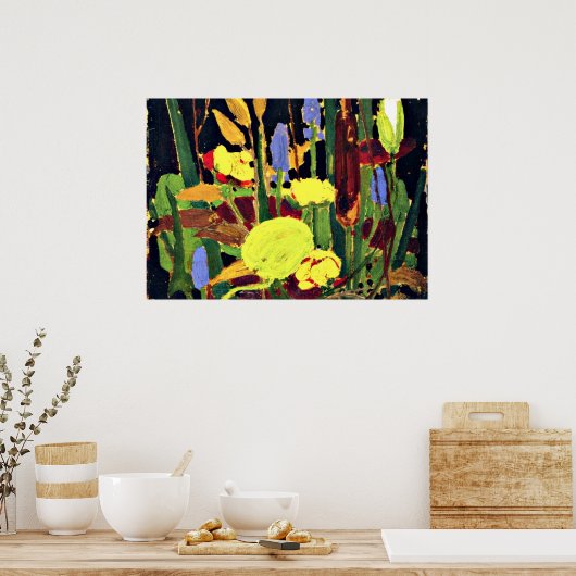 Tom Thomson - Waterbloemen Poster (Keuken)