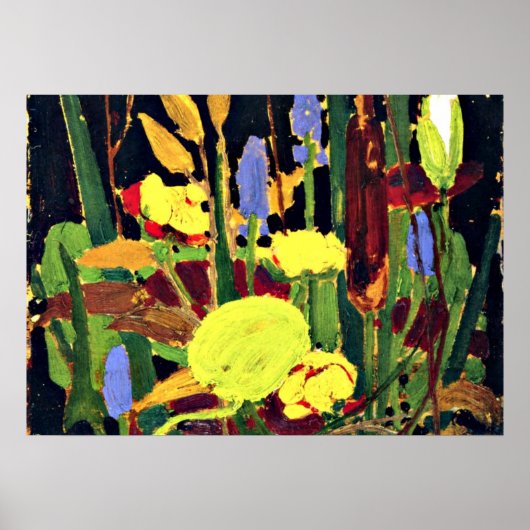 Tom Thomson - Waterbloemen Poster (Voorkant)