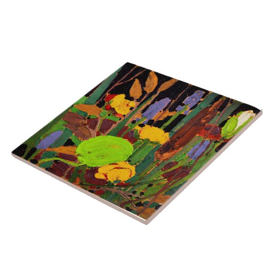 Tom Thomson - Waterbloemen Tegeltje (Zijkant)