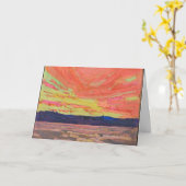 Tom Thomson - Zonsondergang (1915) Kaart (Gele Bloem)