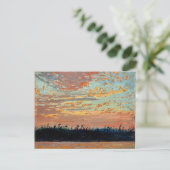Tom Thomson - Zonsondergangslucht Briefkaart (Staand voorkant)