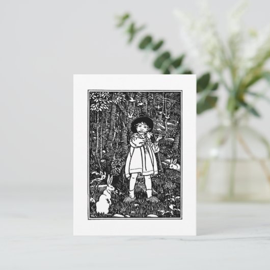 Tom, Tom, de Zoon van de Piper, zenuwrijm Briefkaart (Staand voorkant)