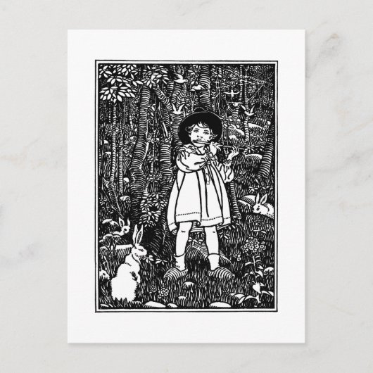 Tom, Tom, de Zoon van de Piper, zenuwrijm Briefkaart (Voorkant)