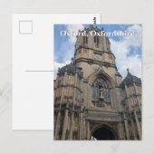 Tom Tower - Christ Church, Oxford Briefkaart (Voorkant / Achterkant)