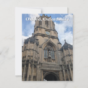 Tom Tower - Christ Church, Oxford Briefkaart
