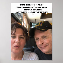Tom trefts For Ohio Governor 2024 Poster