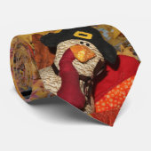 Tom Turkey Autumn laat een gelukkig Stropdas op de (Opgerold)