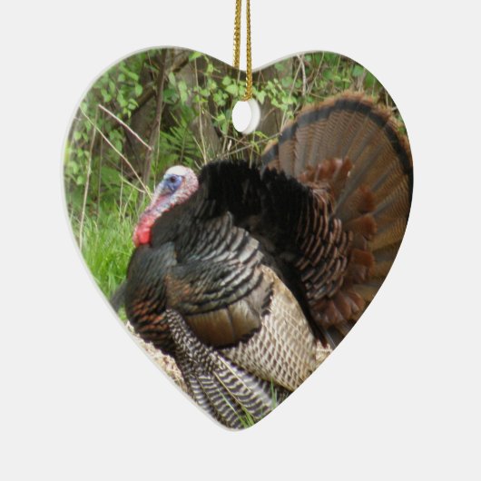 Tom Turkey Keramisch Ornament (Rechts)