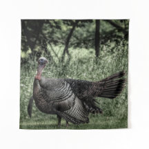 Tom Turkey Sage Green B&W