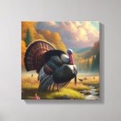 Tom Turkije Herfst Seizoen Natuur Wildlife Canvas Afdruk (Voorkant)