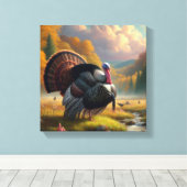 Tom Turkije Herfst Seizoen Natuur Wildlife Canvas Afdruk (Insitu (Houten vloer))