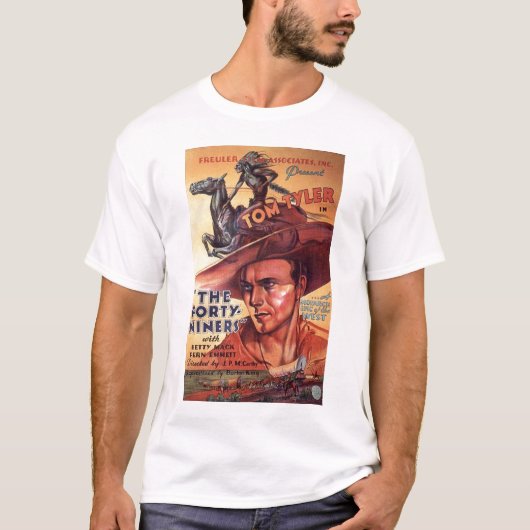 Tom Tyler 1932  film poster T-shirt (Voorkant)