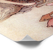 Tom vindt een Water Baby van Warwick Goble Poster (Hoek)