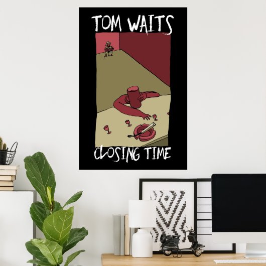 Tom wacht op sluittijd II Poster (Thuiskantoor)